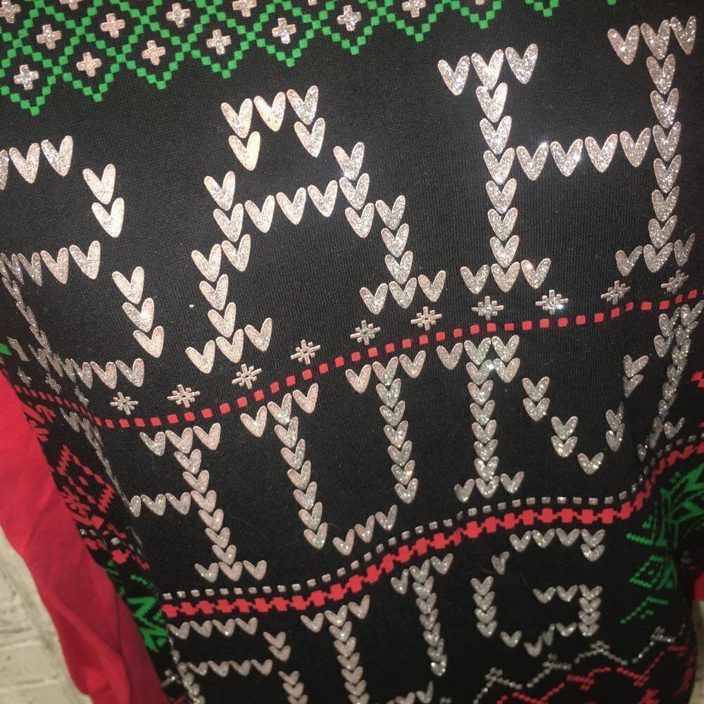 Holiday Bah Hum Bug Christmas Sweatshirt Large - Picture 2 of 6